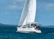 Pelagia sailing in the Caribbean